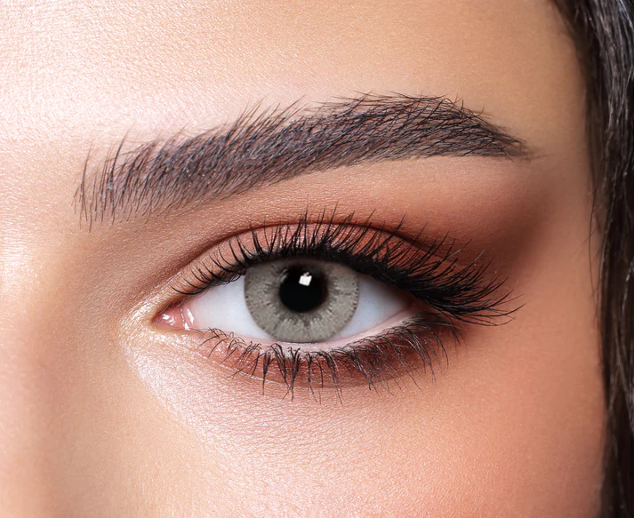 Bella Caramel Gray Contact Lenses – Glow Collection
