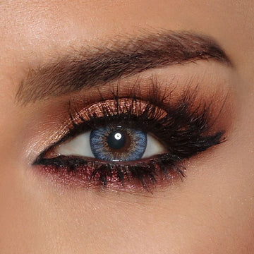 Bella Vivid Blue Contact Lenses – Glow Collection
